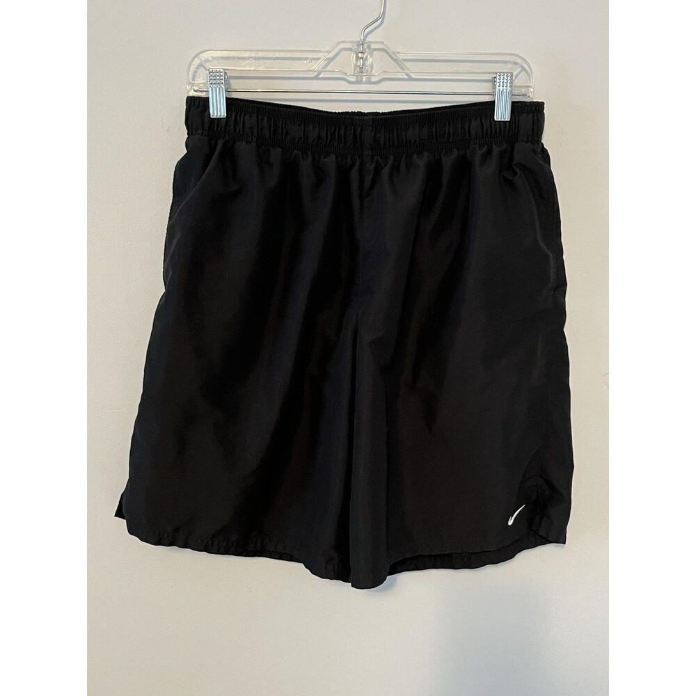 Nike Men’s XL Black Running Shorts 2021 Embroidered Swoosh Elastic Waist Pockets